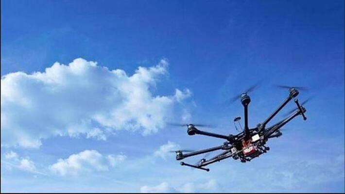 BSF fired on Pakistani Drone in Arnia area Jammu RTB BSF fired on Pakistani Drone in Arnia area Jammu RTB