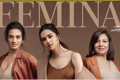 Deepika, PV Sindhu, Kiran Mazumdar come together to grace Femina's cover