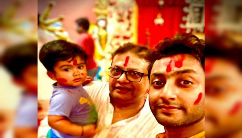Doshomi scenes of Sudipa Chatterjee with two sons