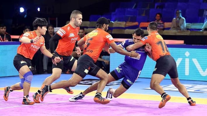 Pro kabbaddi 2019 U Mumba Beat Haryana Steelers by 39-33 points Pro kabbaddi 2019 U Mumba Beat Haryana Steelers by 39-33 points