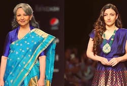 Lotus Make-up India Fashion Week: Sharmila Tagore, Soha Ali Khan walk for Sanjukta Dutta