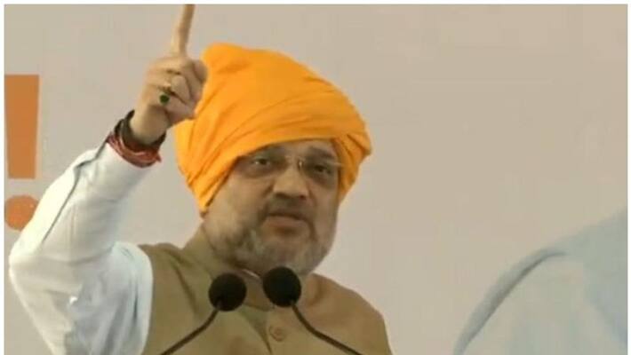 home minister amit shah speaks about article370 in a rally in maharshtra home minister amit shah speaks about article370 in a rally in maharshtra