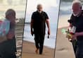 PM Modi plogs at Mamallapuram beach