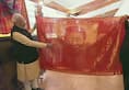 Modi Xi informal summit PM gifts President a hand-woven silk portrait of himself