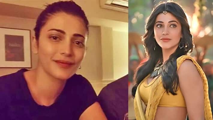 Actress Shruti Hassan Quarantine Navarasam Reaction Going Viral Actress Shruti Hassan Quarantine Navarasam Reaction Going Viral