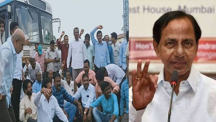 RTC Strike: kcr to implement karnataka model in telangana RTC Strike: kcr to implement karnataka model in telangana