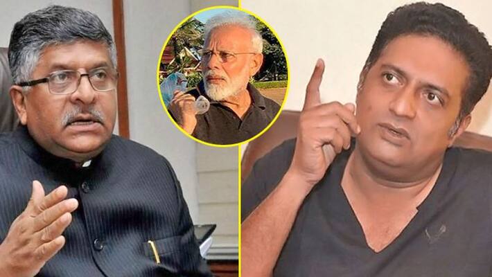 After Modi Singham Actor Prakash Raj Attack on Ravishankar Prasad After Modi Singham Actor Prakash Raj Attack on Ravishankar Prasad