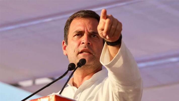 Rahul addressed rally in Chandivali, attacked on Rajnath Singh Rahul addressed rally in Chandivali, attacked on Rajnath Singh