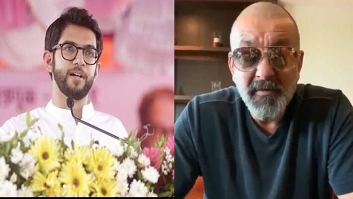 sanjay dutt shared a video on twitter wish aaditya thackrey to win called him little brother sanjay dutt shared a video on twitter wish aaditya thackrey to win called him little brother