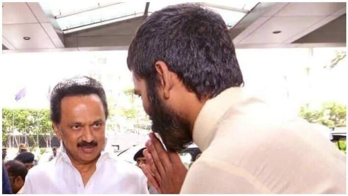 MK Stalin congratulates Rajini's son-in-law MK Stalin congratulates Rajini's son-in-law