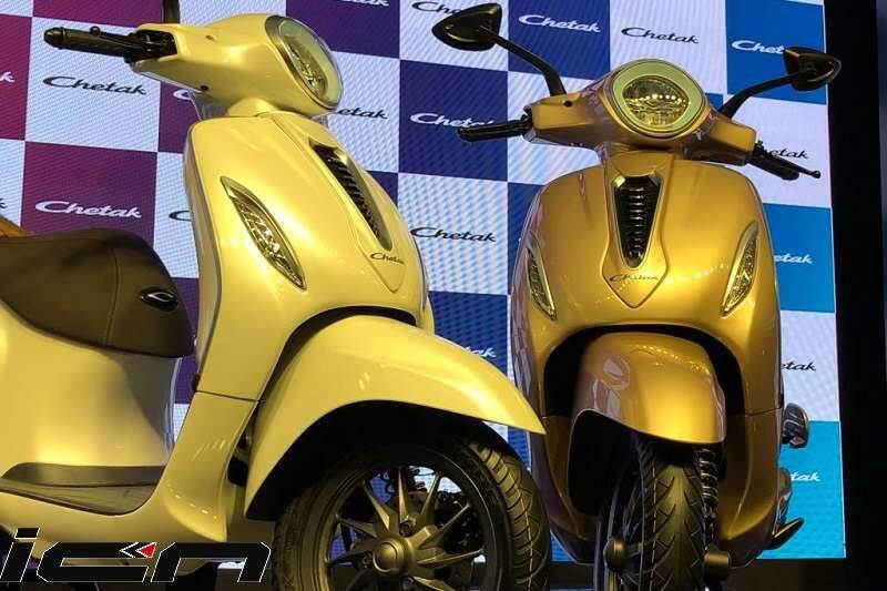 Bajaj chetak electric scooter unveiled