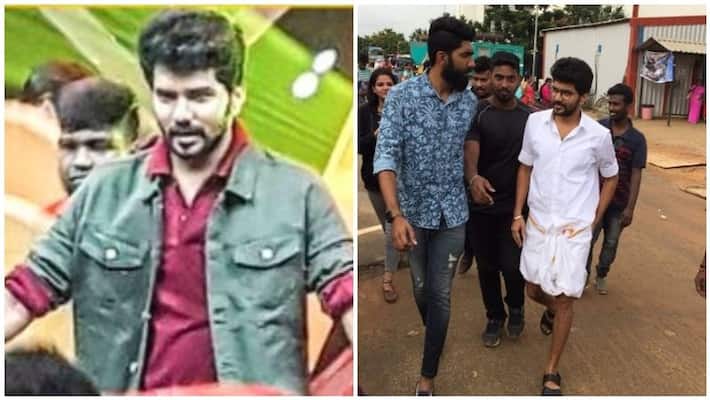 kavin put the vijay and ajith getup for bigboss celebration function kavin put the vijay and ajith getup for bigboss celebration function
