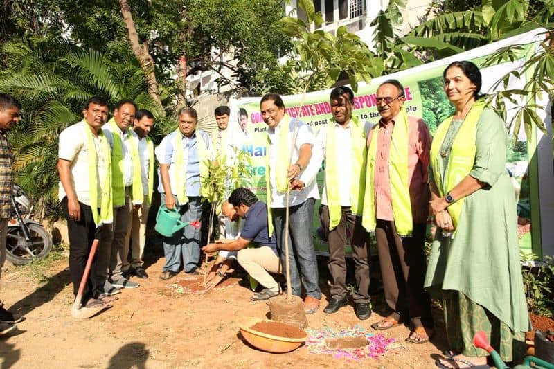 Tollywood celebrities Participated in Green India Challenge