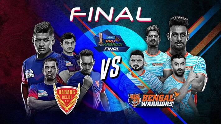 Pro Kabaddi 2019 Final Dabang Delhi vs Bengal Warriors Fight for for maiden Pro Kabaddi 2019 Final Dabang Delhi vs Bengal Warriors Fight for for maiden