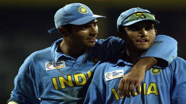 BCCI new Chief Sourav ganguly gets congratulations from Yuvraj Singh BCCI new Chief Sourav ganguly gets congratulations from Yuvraj Singh