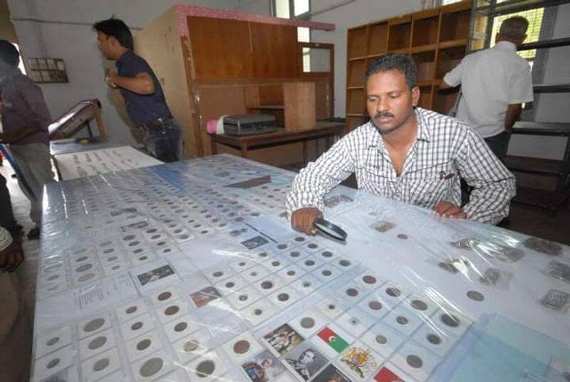 chandragiri constable collecting old coins