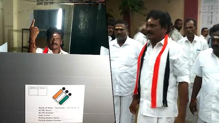 AIADMK candidate for Vikravandi constituency wins ... Official announcement ..! AIADMK candidate for Vikravandi constituency wins ... Official announcement ..!