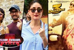 Filmy Trends: Bollywood celebs cast votes; Salman Khan's shares update on Dabangg 3