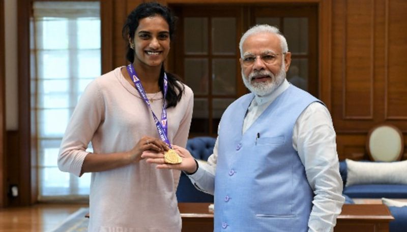 PV Sindhu supports PM Modi Bharat Ki Laxmi movement