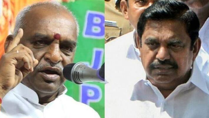 AIADMK BJP crisis in Rajya Sabha seat...pon radhakrishnan press meet AIADMK BJP crisis in Rajya Sabha seat...pon radhakrishnan press meet