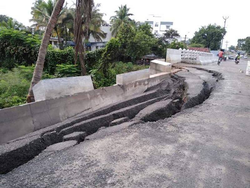 govt officials answered differently for why bridge broke down in covai