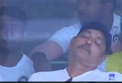 Ranchi Test Ravi Shastri sleeping during match leaves Twitterati splits