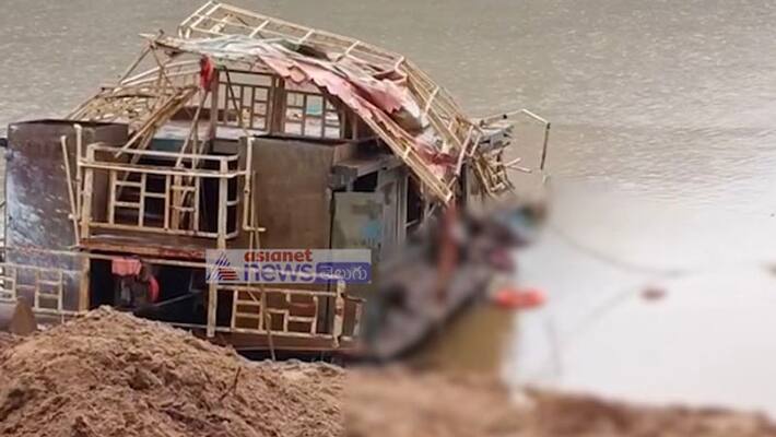 Dharmadi Satyam satisfies after Royal Vashista Lift From The Godavari River Dharmadi Satyam satisfies after Royal Vashista Lift From The Godavari River