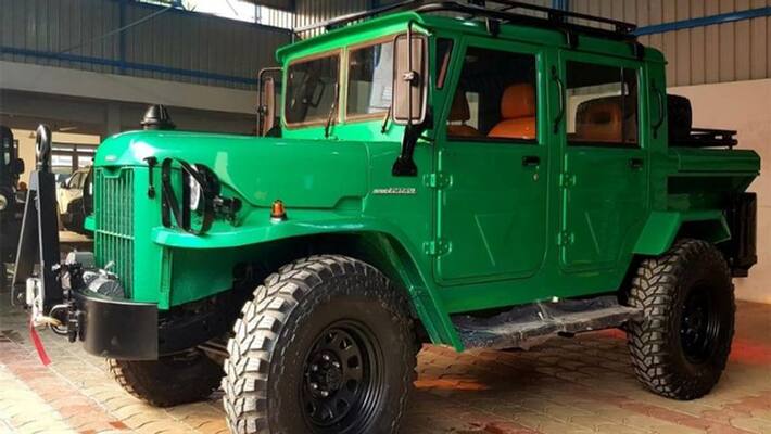 Mahendra Singh Dhoni added a new beast Nissan Jonga in his garage Mahendra Singh Dhoni added a new beast Nissan Jonga in his garage