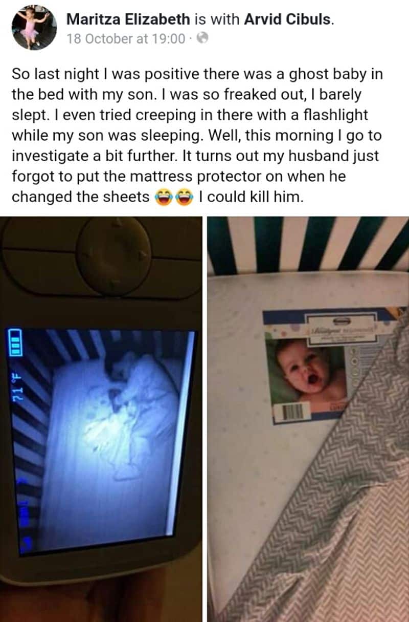 ghost sleep with a child