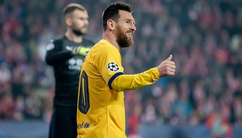 Champions League Lionel Messi claims another goal-scoring record Barcelona win