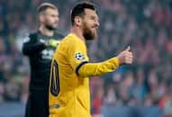 Champions League Lionel Messi claims another goal-scoring record Barcelona win