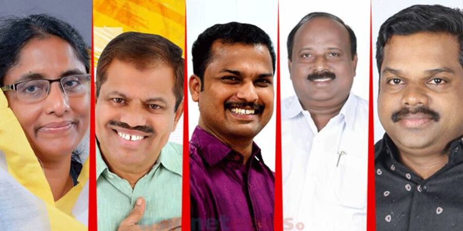 kerala by election 2019 in five constituency results live