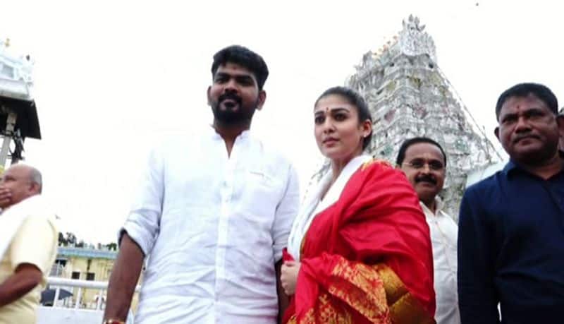 vignesh sivan and nayantara going to get married soon and now visited to thirupathi temple