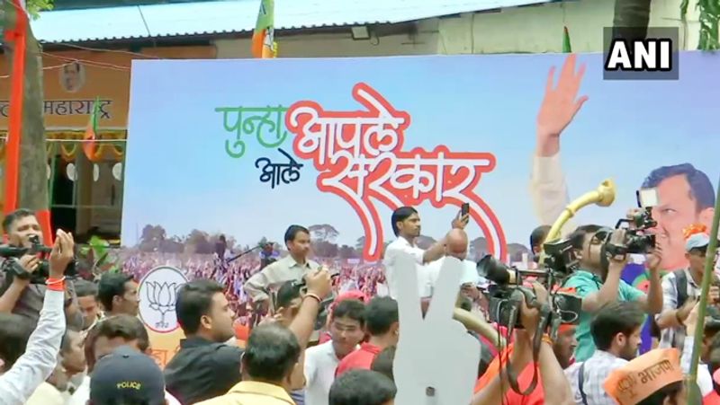 Assembly Elections: Photos of celebrations after the results in Maharashtra and Haryana