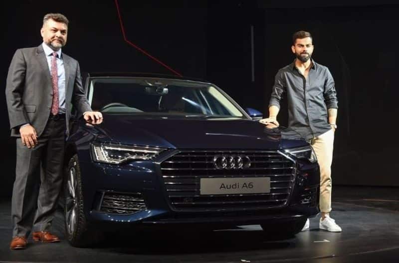 virat kohli launches a6 car and reveals relationship with Audi