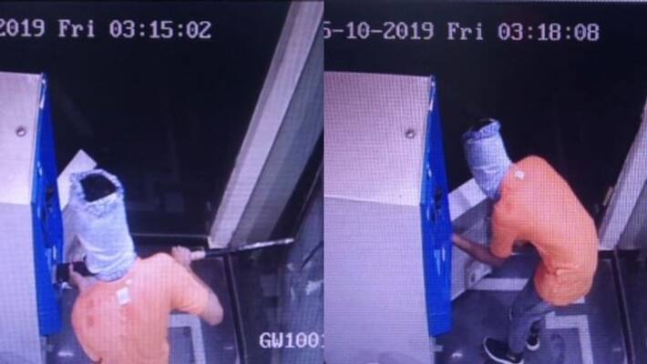 atm theft attempt in kizhakkambalam atm theft attempt in kizhakkambalam
