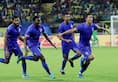 ISL Mumbai FC stun Kerala Blasters late goal Amine Chermiti