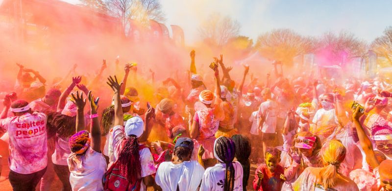 Not harmful chemicals lets play Holi with herbal colors to avoid skin problems