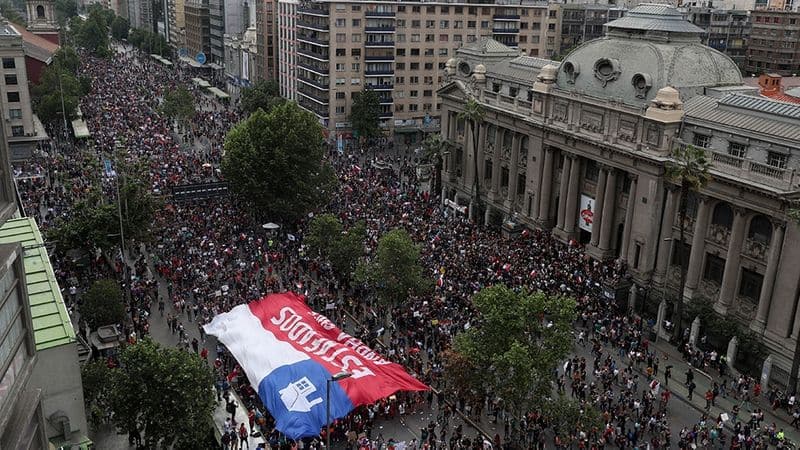 Chile Protest More then 1 Million People March In Anti Government