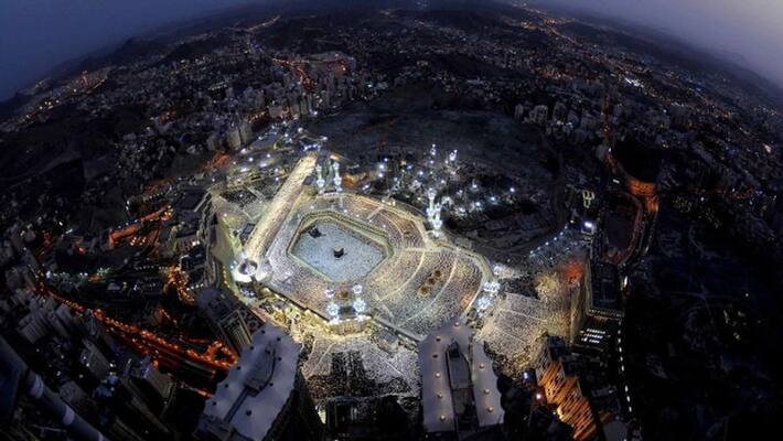 Photos of mecca from space wins heart Photos of mecca from space wins heart