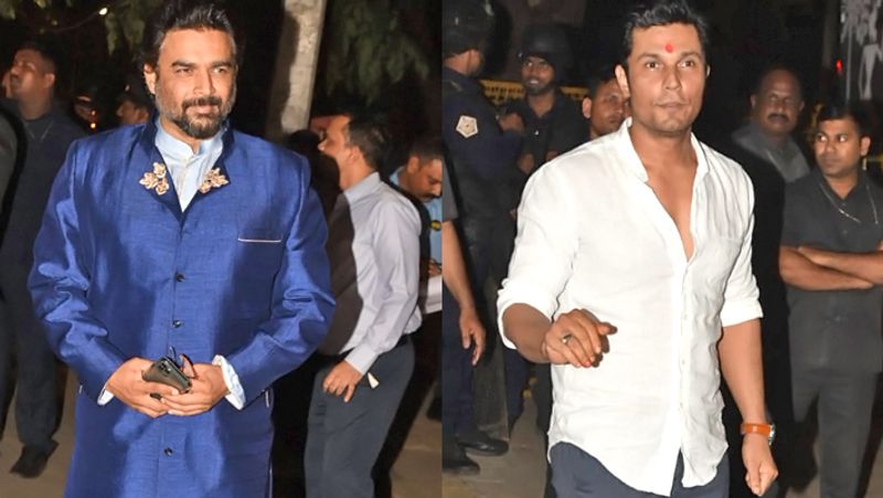 आर माधवन और रणदीप हुड्डा ने भी की दिवाली पार्टी में शिरकत।