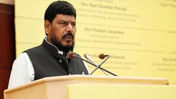Union minister advises Shiv Sena, be happy with getting deputy CM post Union minister advises Shiv Sena, be happy with getting deputy CM post