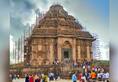 Have the historic stone carvings at Konark Temple been replaced with plain stones