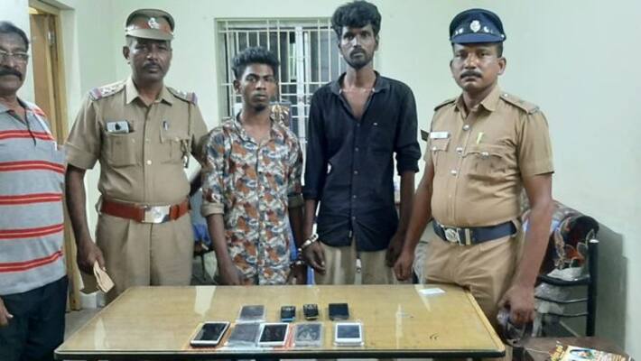 chennnai perambur bike thefts 2 arrest and require 8 sell phone and one bike chennnai perambur bike thefts 2 arrest and require 8 sell phone and one bike