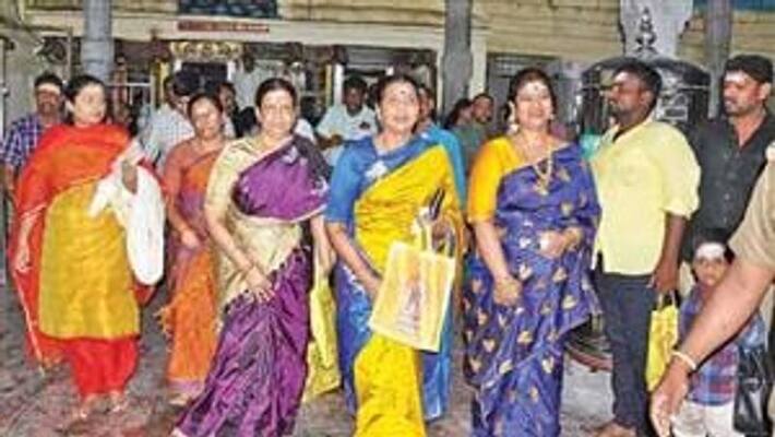 dmk defeat reaction , dmk chief Stalin wife durga prayer palani murugan temple dmk defeat reaction , dmk chief Stalin wife durga prayer palani murugan temple