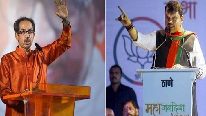 ncp attacks on bjp-shivsena alliance through a cartoon ncp attacks on bjp-shivsena alliance through a cartoon