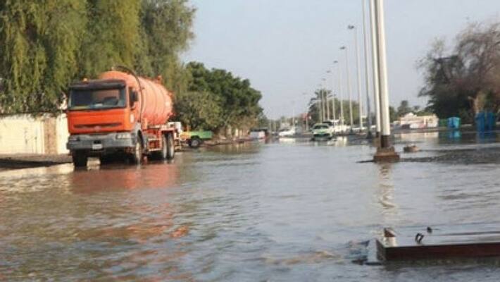 Several houses flooded with seawater in UAE Kalba Several houses flooded with seawater in UAE Kalba