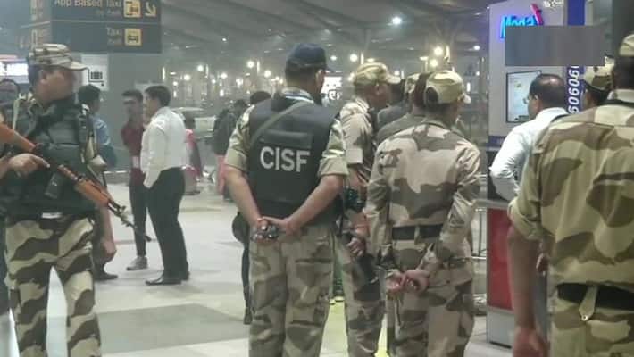 Delhi: Security tightened at Terminal 3 of Indira Gandhi International Airport after a suspicious bag was spotted in the Airport premises Delhi: Security tightened at Terminal 3 of Indira Gandhi International Airport after a suspicious bag was spotted in the Airport premises