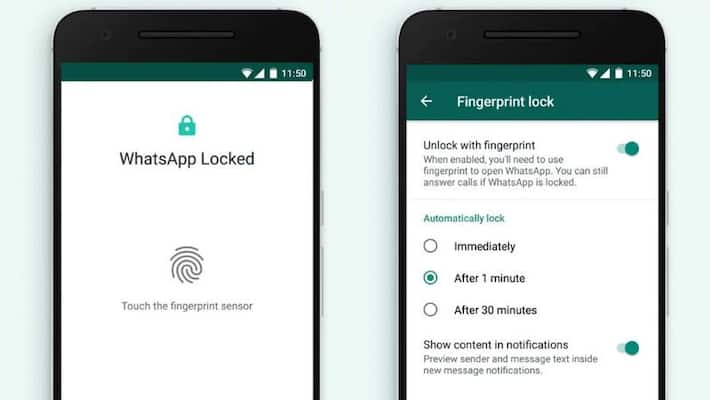WhatsApp for Android users can now choose to lock the app WhatsApp for Android users can now choose to lock the app