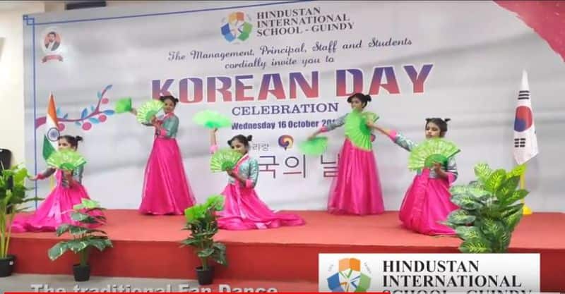 Hindustan International School Guindy  Korean Day Celebration
